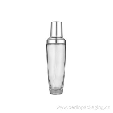 Glass Lotion Cosmetic Bottle with Pump